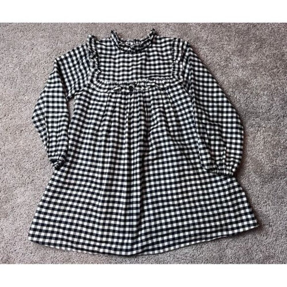 Next Direct Mono Gingham Dress 5T